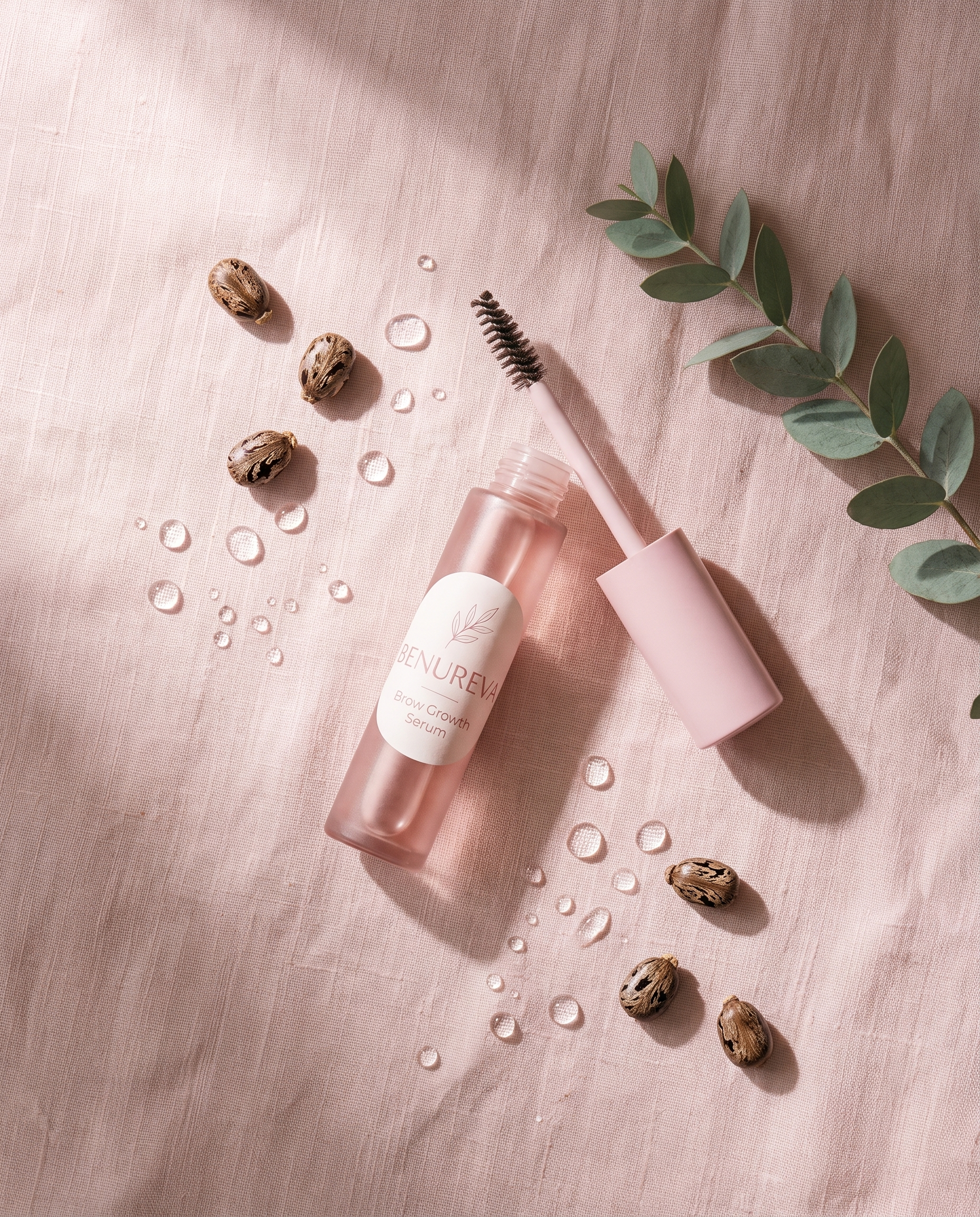 BENUREVA Brow Growth Serum with castor pods